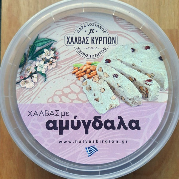 Chałwa Grecka ręcznie robiona - z migdałami 450g