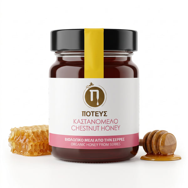 Organiczny Miód kasztanowy  - POTEUS