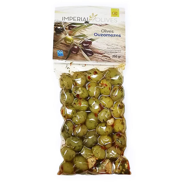 OLIWKI ZIELONE OUZOMEZES VACCUM 250g
