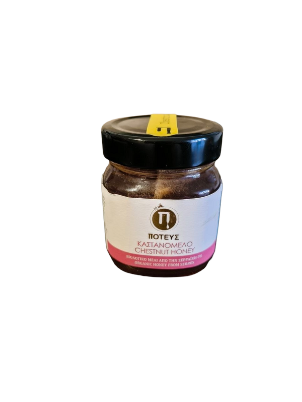 Organiczny Miód kasztanowy  - POTESU 260g