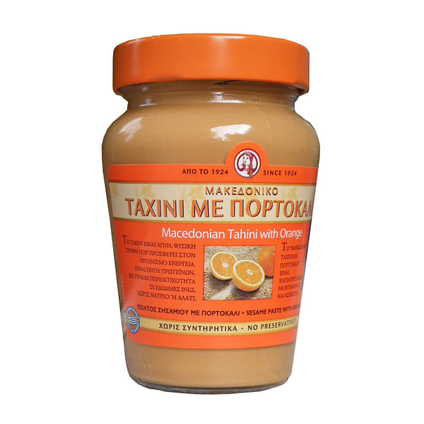 Tahini z pomarańczą-oryginalna pasta sezamowa 350g